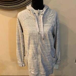 90 degree XL zippered Fleece jacket gray